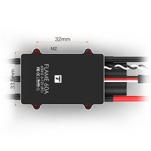 ที-60A เปลวไฟมอเตอร์ (6-12S 600Hz ไม่มี BEC) กันน้ำไร้แปรงถ่าน ESC สำหรับ UAV Drone Guangdong จีน - Product Image 3