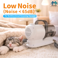 Kit de toilettage pour animaux de compagnie - Brosse, tondeuse électrique portable avec lames sûres et fiables