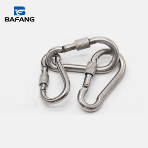 Moschettone a Molla in Acciaio Inox 304 316 per Carichi Pesanti, Gancio a Scatto in Metallo, Moschettone Standard M4-M16 - Product Image 3