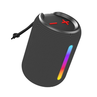 Enceinte portable ronde en tissu, puissante, étanche, pour home cinéma, karaoké, soirées, avec subwoofers, pour l'extérieur