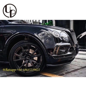 Alerón difusor de labio delantero de fibra de carbono W12, parachoques de coche estilo <span class=keywords><strong>M</strong></span> para Bentayga W12 15-19y, Kits de cuerp - Product Image 5