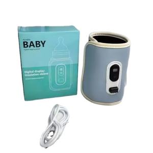 Calentador de Biberones Inalámbrico de 21 Niveles de Temperatura, Mantiene la Leche Caliente, para Viajes al Aire Libre - Product Image 1