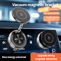 Support de téléphone portable magnétique pliable mains libres en ABS argenté pour voiture, bras rétractable, fixation adhésive pour tableau de bord, support de navigation GPS