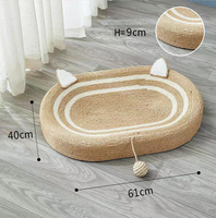 Griffoir pour chat en sisal moderne et luxueux avec balle, écologique, durable et résistant à l'usure, pour une utilisation en intérieur, pour que les chats jouent et se reposez