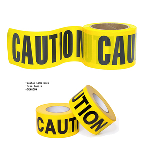 הסיטונאי פ רובן דה באסיז סכנה זהירות סרט הדבקה צהוב מודפס לוגו דבק נשלף - Product Image 4