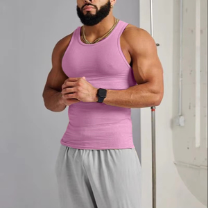 Gilet da ginnastica XL di alta qualità da <span class=keywords><strong>uomo</strong></span> con Logo personalizzato in cotone poliestere <span class=keywords><strong>a</strong></span> <span class=keywords><strong>coste</strong></span> <span class=keywords><strong>canotta</strong></span> Casual muscolatura in maglia - Product Image 4