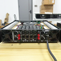 Amplificateur de puissance professionnel 4 canaux 1000W Classe H, montage en rack 2U. Convient pour les scènes de fête/KTV.