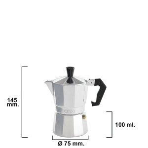 Caffettiera Classica in Alluminio, 2 Tazze (100 ml) - Product Image 5