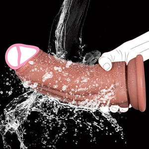 Großhandel Erwachsenen-Masturbator Großer Zweischichtiger Silikon Realistischer Elektrischer Stoßender Weicher <span class=keywords><strong>Dildo</strong></span> mit Starkem Saugnapf - Product Image 4