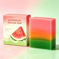 Savon artisanal à la pastèque juteuse 100g, anti-acné et éclaircissant
