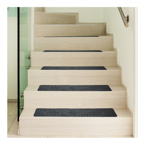 <span class=keywords><strong>Tapis</strong></span> de couverture d'<span class=keywords><strong>escalier</strong></span> intérieur antidérapant en polyester Graceline, motif jacquard puzzle, fabriqué à la machine, lavable, <span class=keywords><strong>autocollant</strong></span> - Product Image 1