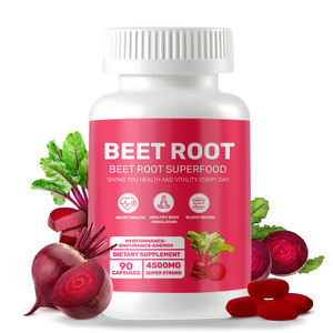 Capsules de betterave en vrac Supplément de santé sans OGM Produit nutritionnel de marque personnalisée OEM - Product Image 1