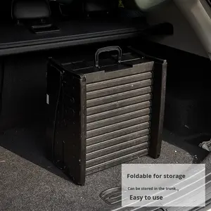 Rampe pliable pour chien en plastique, surface antidérapante, design léger et portable pour voitures, lits, canapés, petits chiens, animaux âgés XD-4 - Product Image 3