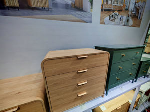 Cómoda <span class=keywords><strong>Alta</strong></span> de Madera con 4 Cajones Directo de Fábrica para Dormitorio, Armario o Sala de Estar - Product Image 5