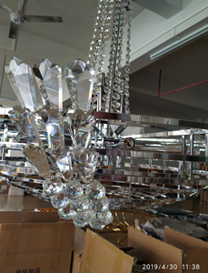 Antiguo mezquita de lujo de oro en el vestíbulo del <span class=keywords><strong>Hotel</strong></span> <span class=keywords><strong>Villa</strong></span> vestíbulo escalera interior luces lámparas de araña de cristal - Product Image 4