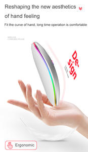 <span class=keywords><strong>2021</strong></span>ได้รับความนิยม2.4กรัม BT สองโหมดการเล่น<span class=keywords><strong>เกม</strong></span>เมาส์ออปติคอลบางบางคอมพิวเตอร์เมาส์ไร้<span class=keywords><strong>สาย</strong></span><span class=keywords><strong>เมาส์</strong></span>แบบชาร์จไฟ - Product Image 5