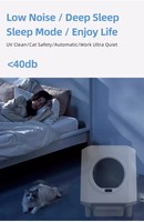 EV Tech 2026 KI-gesteuerte Automatische Selbstreinigende Roboter-Katzentoilette 90L Große Kapazität Umweltfreundlicher Kunststoff WLAN-Fernbedienung App