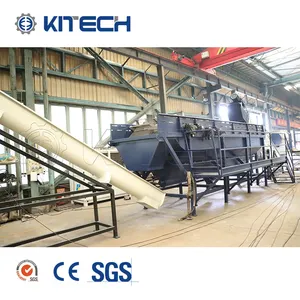 Kitech Pp Pe Ldpe Bopp Plastic Films Ton Zak Slijpen Recycling Wasmachine