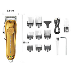 Cortadora de Pelo Eléctrica Kemei Km-1831, Cuerpo Metálico, Gran Potencia 7000-9000rpm, Para Humanos y Mascotas - Product Image 4