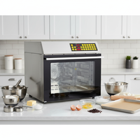 Four à convection électrique WR60L neuf 220V, 4 plateaux, pour la cuisson du pain, contrôle numérique commercial, thermostat réglable, multifonction, pour le maïs