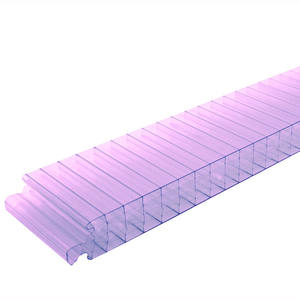 Système d'assemblage de panneaux creux <span class=keywords><strong>en</strong></span> <span class=keywords><strong>polycarbonate</strong></span> translucide, installation facile, revêtement mural extérieur - Product Image 4