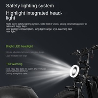Vélo de montagne électrique 48V 20 pouces certifié UL2849, moteur roue arrière, autonomie 55-65 km, cadre en alliage, vélo électrique XC tout-terrain