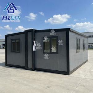 <span class=keywords><strong>Maison</strong></span> préfabriquée mobile prête à l'emploi, conteneur extensible <span class=keywords><strong>de</strong></span> 40 pieds, 20 pieds, 30 pieds, <span class=keywords><strong>maison</strong></span> préfabriquée en acier léger, deux chambres, <span class=keywords><strong>maison</strong></span> portable - Product Image 1