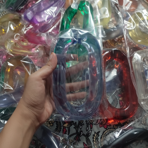 Cadena de decoración de pared acrílica colgante Art Deco diseño Floral Paquete de varias piezas decoración de habitación Zn creaciones - Product Image 1