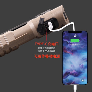 Cob Red White <b>Light</b> Usb <b>Rechargeable</b> Magnetic 90 Degree Multi Function Car Led <b>Work</b> <b>Light</b> Torch - Product Image 4