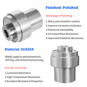 Hiệu suất cao thép không gỉ Mini nhôm xử lý CNC các bộ phận công thiết lập cho máy y tế - Product Image 6