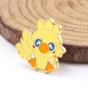 Groothandel Game <span class=keywords><strong>Final</strong></span> <span class=keywords><strong>Fantasy</strong></span> Chocobo Metal Badge Broche Spelden Voor Fans Tas Rugzak Accessoire - Product Image 4