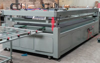 Machine d'impression sur verre semi-automatique Eworld SPS-1224 avec PLC et moteur, couleur unique, capacité 150 m/min, 220V/380V