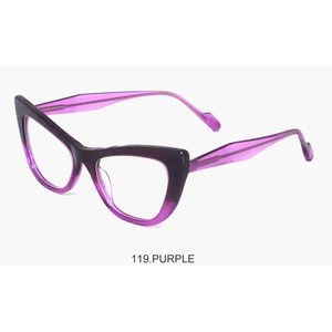<strong>Narrow</strong> Cat Eye Acetate Glasses Women <strong>Spectacle</strong> Frames Decoration Eyeglasses Frame - Product Image 3