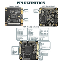 Module de caméra CCTV 5MP Starvis 2 IMX675 infrarouge avec capteur 1/2.8 pouces, 0.005LUX, POE RJ45, H.265, 30fps, 120dB DR, IA Denoise