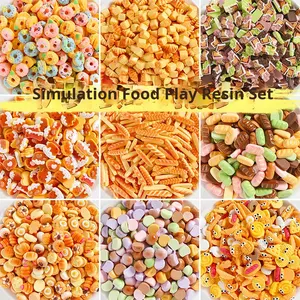 Mini-breloques alimentaires DIY en résine, accessoires faits à la main pour coques de téléphone et décorations de réfrigérateur - Product Image 2