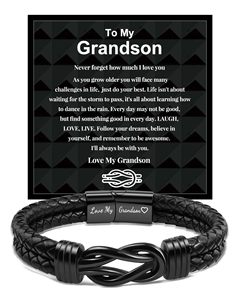Pulsera de Cuero Trenzado <span class=keywords><strong>con</strong></span> Cierre Magnético de Acero Inoxidable, Diseño de Nudos, Joyería al por Mayor - Product Image 4