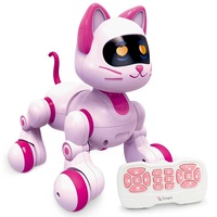 Robot Chat Électrique Programmable Télécommandé 6602, Jouet Interactif avec Musique et Danse, Capteur Tactile, Robot Chat RC pour Enfants, Cadeau Idéal