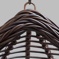 Fauteuil suspendu moderne en métal, durable, léger, portable, imperméable, écologique, pour usage extérieur, chambre, hôtel, patio, jardin