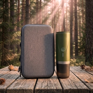 Máquina de café portátil de personalización avanzada Cafetera de camping Máquina de café <span class=keywords><strong>espresso</strong></span> portátil Aluminio OEM 90 <span class=keywords><strong>Nano</strong></span> 5V Max.80 Ml - Product Image 4