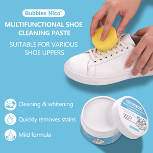 Pasta Limpiadora de Zapatos Blanca Bubbles <span class=keywords><strong>Nico</strong></span> OEM, 5%-15% de Ingredientes Activos, Elimina Manchas y Amarilleamiento, Fórmula Suave para - Product Image 2