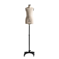 Mannequin de couture demi-corps féminin amovible et réglable pour tailleur-priseur (vente en gros)