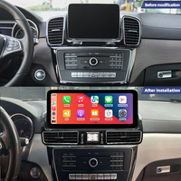 Zlh 12,3 pulgadas 1920*720 Android 13 pantalla Auto Carplay para Mercedes Benz Ml Gle Gls ML W166 X166 2013 - 2017 Bt Gps 4Glte Radio