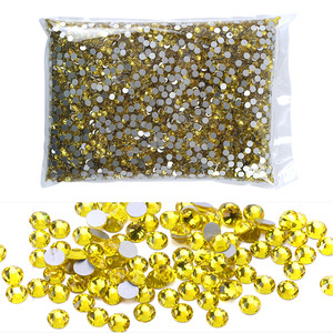 بالجملة حزمة السائبة Flatback الكريستال أب غير الإصلاح الساخن واضحة أحجار الراين ستراس للزينة مسمار الفن - Product Image 5