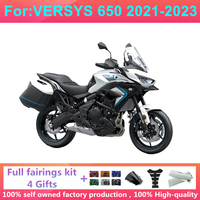 Kit de carénage complet moulé par injection pour moto, compatible avec Versys 650 KLE650 2021 2022 2023, carénages en plastique