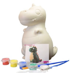 Manualidades de Resina, Juguete Educativo para Colorear, Modelo de Dinosaurio para Colorear, Material Viscoso, Muñeca, Alcancía, Adornos - Product Image 5