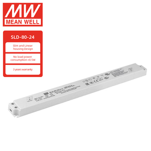 Controlador LED Lineal MEAN WELL SLD-80-24 de 80W, Carcasa de Plástico, Controlador de Tira de Luz de 24V - Product Image 1