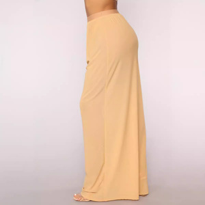 2025 estate calda alta elastico in vita vedere attraverso i copricover da donna pantaloni larghi trasparenti pantaloni Bikini copri pantaloni da spiaggia - Product Image 5