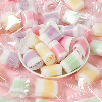 Bonbons Gélifiés Sucrés et Acidulés aux Fruits Multicolores Certifiés Halal OEM ODM, Boîte de 500g, Vente en Gros, Fabricant Chinois