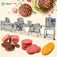 Machine entièrement automatique pour la fabrication de galettes de hamburgers, de galettes de bœuf, de crevettes, de poulet et de nuggets de poulet - Ligne de production