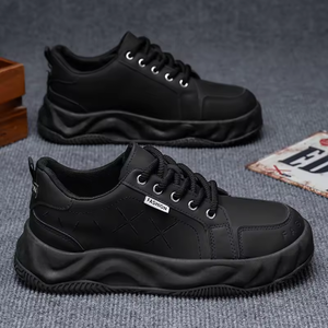 2026 New Men's <b>Shoes</b> Breathable Versatile Sports Leather Casual <b>Shoes</b> Thick Sole Height Increasing Trendy <b>Skateboard</b> <b>Shoes</b> - Product Image 4